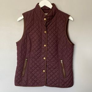 Dark maroon GH Bass vest